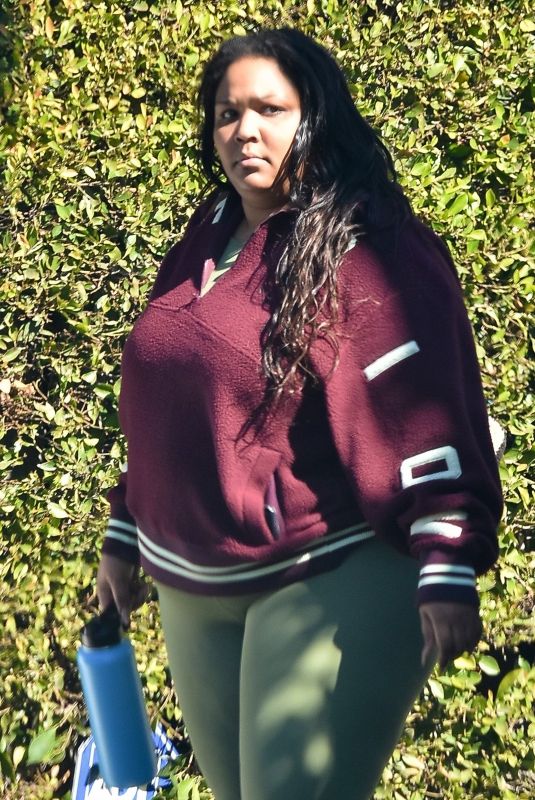 LIZZO Heading to Workout in Los Angeles 02/02/2022