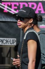 LORI HARVEY at Farmers Market in West Hollywood 02/06/2022
