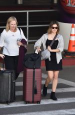 LUCY HALE Arrives at LAX Airport in Los Angeles 02/10/2022