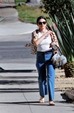 LUCY HALE Out and About in Los Angeles 02/09/2022