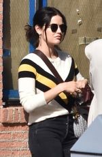 LUCY HALE Out for Coffee in Los Angeles 02/01/2022