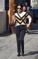 LUCY HALE Out for Coffee in Los Angeles 02/01/2022
