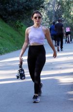 LUCY HALE Out Hiking in Los Angeles 02/12/2022