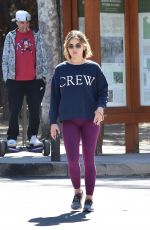 LUCY HALE Out Hiking in Studio City 02/24/2022