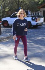 LUCY HALE Out Hiking in Studio City 02/24/2022