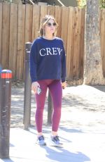 LUCY HALE Out Hiking in Studio City 02/24/2022