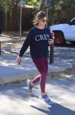 LUCY HALE Out Hiking in Studio City 02/24/2022