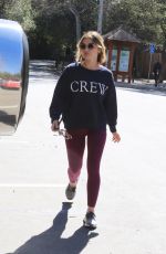 LUCY HALE Out Hiking in Studio City 02/24/2022