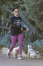 LUCY HALE Out Hiking with Her Dogs in Los Angeles 02/18/2022