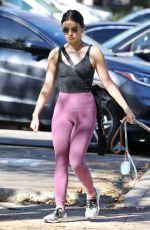LUCY HALE Out Hikinig with Her Dogs in Los Angeles 02/02/2022