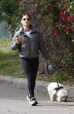 LUCY HALE Out with Her Dogs in Studio City 02/23/2022