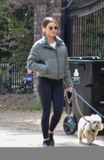 LUCY HALE Out with Her Dogs in Studio City 02/23/2022