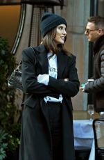 LUCY WATSON Out for Lunch Date at Scott