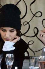 LUCY WATSON Out for Lunch Date at Scott