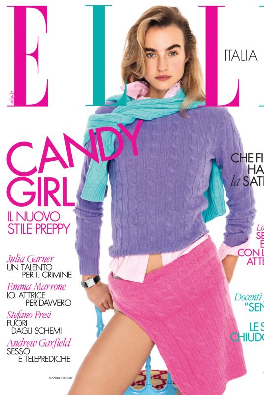 MAARTJE VERHOEF for Elle Magazine, Italy February 2022