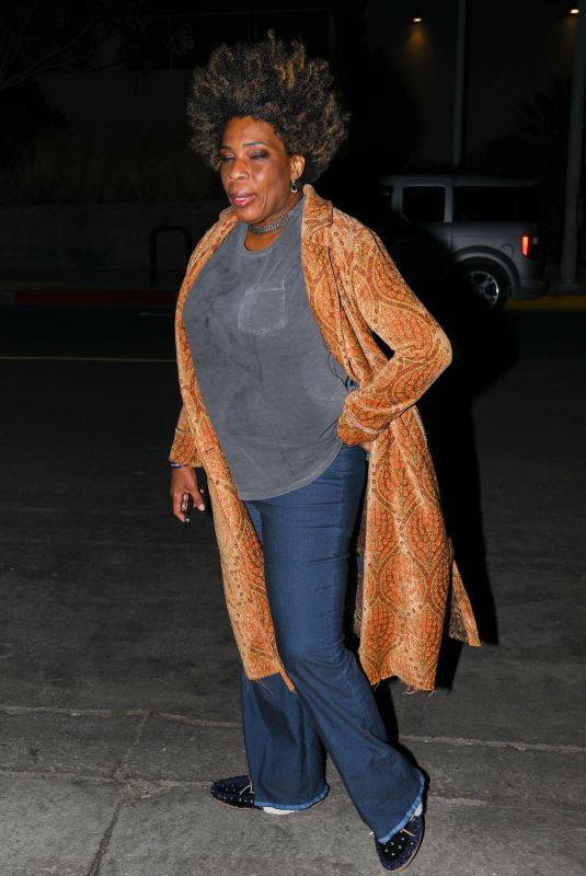 MACY GRAY Arrives at John Mayer Concert in Los Angeles 02/09/2022