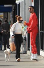 MADELAINE PETSCH and Miles Chamley-Watson Out in Studio City 02/19/2022