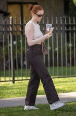 MADELAINE PETSCH Out and About in Los Angeles 02/08/2022
