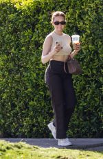 MADELAINE PETSCH Out and About in Los Angeles 02/08/2022