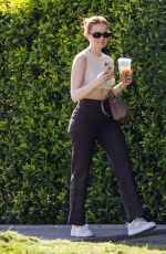MADELAINE PETSCH Out and About in Los Angeles 02/08/2022