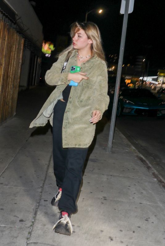 MADELYN CLINE Arrives at The Nice Guy in West Hollywood 02/08/2022