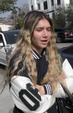 MADS LEWIS Arrives at DogPound Gym in West Hollywood 02/01/2022