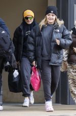 MAISIE SMITH and TILLY RAMSAY Leaves Their Hotel in Sheffield 02/01/2022