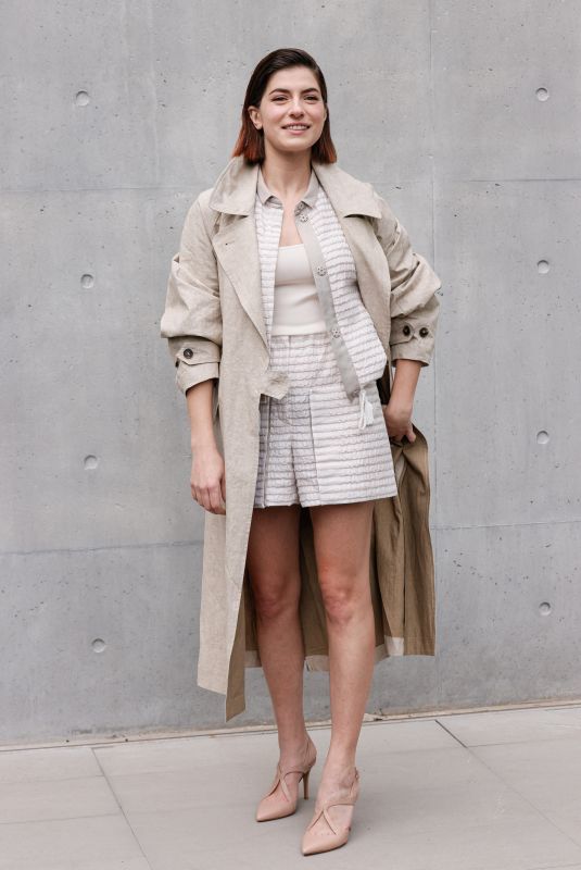 MARIA CHIARA GIANNETTA at Emporio Armani Show at Milan Fashion Week 02/24/2022