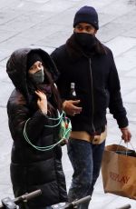 MARICA PELLEGRINELLI and DJ William Djoko Out in Milan 02/21/2022