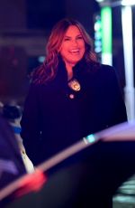 MARISKA HARGITAY on the Set of Law and Order: SVU in New York 02/10/2022