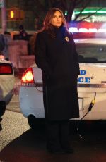 MARISKA HARGITAY on the Set of Law and Order: SVU in New York 02/10/2022