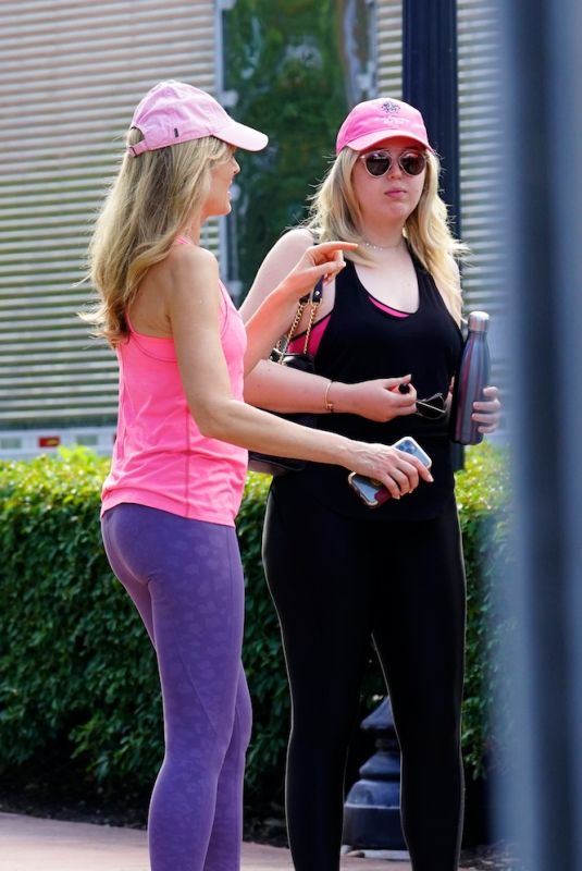 MARLA MAPLES and TIFFANY TRUMP Out in Miami Beach 02/04/2022