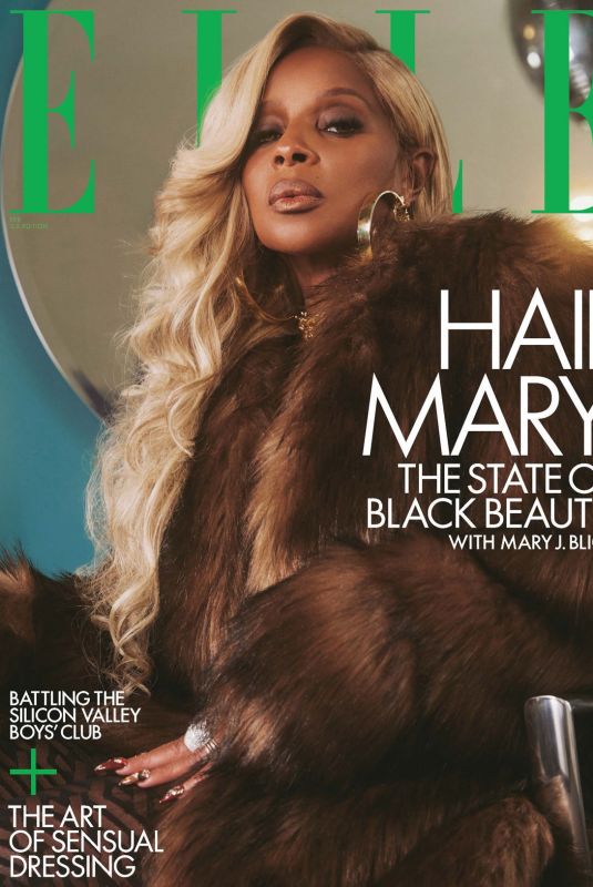 MARY J. BLIGEfor Elle Magazine, February 2022