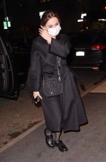 MAUDE APATOW Arrives at Her Hotel in New York 02/24/2022