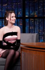 MAUDE APATOW at Late Night with Seth Meyers 02/24/2022