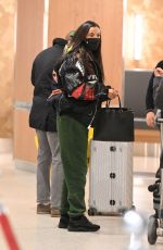 MAYA JAMA at JFK Airport in New York 02/15/2022