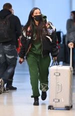 MAYA JAMA at JFK Airport in New York 02/15/2022