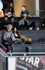 MEGAN FOX and Machine Gun Kelly at 2022 Honda NHL All-Star Game at T-Mobile Arena in Las Vegas 02/05/2022