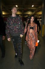 MEGAN FOX and Machine Gun Kelly at 2022 NBA All-Star Game in Cleveland 02/20/2022