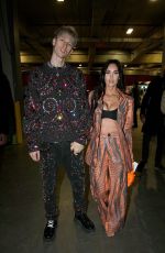 MEGAN FOX and Machine Gun Kelly at 2022 NBA All-Star Game in Cleveland 02/20/2022