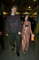 MEGAN FOX and Machine Gun Kelly at 2022 NBA All-Star Game in Cleveland 02/20/2022