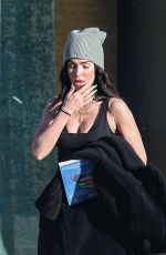MEGAN FOX Leaves Elite Aesthetics Medical Spa in Los Angeles 02/16/2022