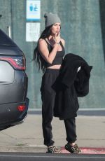 MEGAN FOX Leaves Elite Aesthetics Medical Spa in Los Angeles 02/16/2022