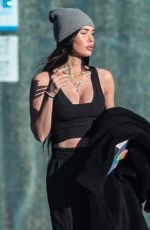 MEGAN FOX Leaves Elite Aesthetics Medical Spa in Los Angeles 02/16/2022