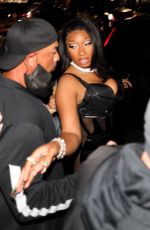 MEGAN THEE STALLION at The Nice Guy in West Hollywood 02/11/2022