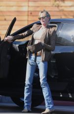 MELANIE GRIFFITH Shopping at Maxfield in West Hollywood 02/17/2022