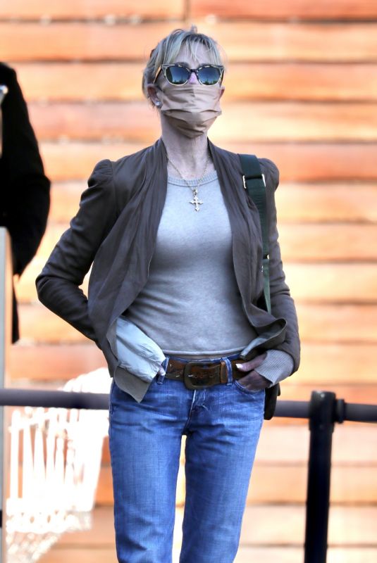 MELANIE GRIFFITH Shopping at Maxfield in West Hollywood 02/17/2022