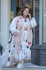 MELISSA MCCARTHY Out Shooting in Los Angeles 02/03/2022