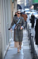 MICHELLE HUNZIKER Out and About in Milan 02/25/2022