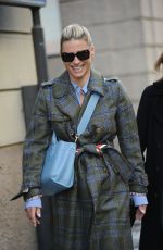 MICHELLE HUNZIKER Out and About in Milan 02/25/2022
